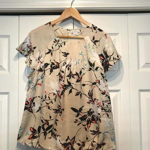 Liz Claiborne Cream top - fully lined! - Picture 3 of 8